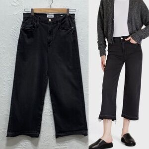 Frame Ali Wide Leg Crop Jean in Mardel  Sz 29